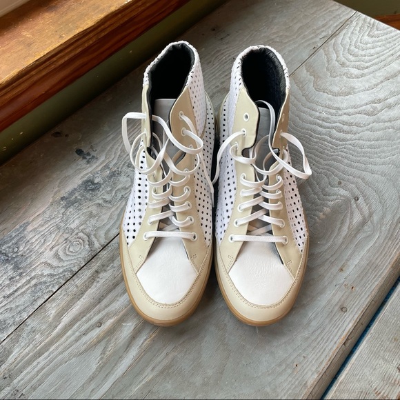 LIKE NEW SWEAR London white high top shoes | size 43 - Picture 6 of 7